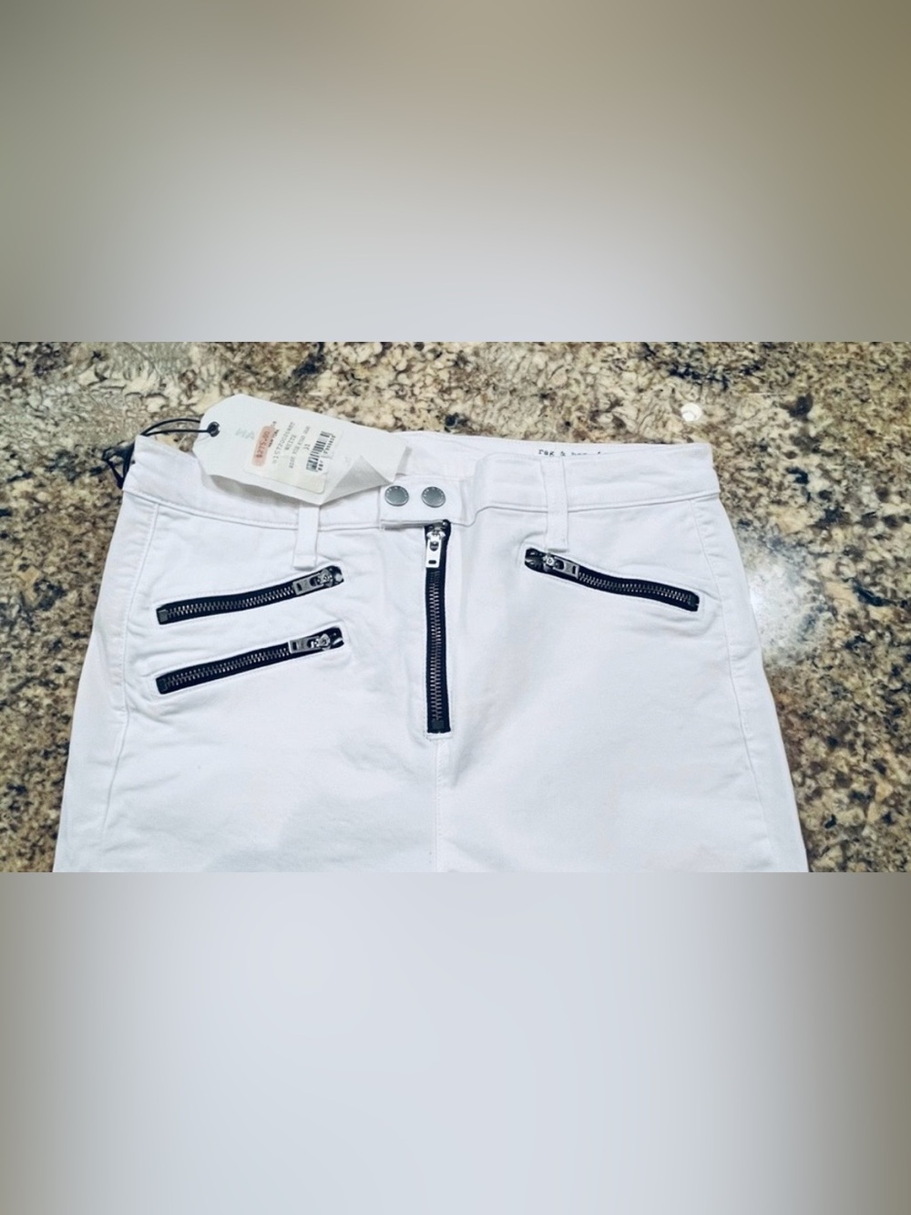 NWT Rag & Bone High Rise Biker Jeans - Picture 9 of 15